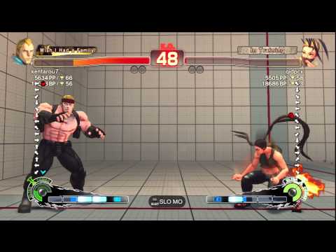 SSF4 AE Ver. 2012: kentarou7 [Abel] vs. qidpcx [Ibuki] - PSN Ranked Match