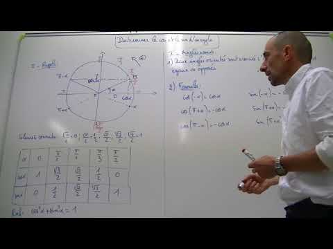 1 SPE - TRIGONOMETRIE - Comment déterminer le sinus et le cosinus d'un angle (associé) ?