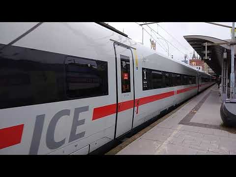 ICE 4 nach Zürich Hbf SBB verlässt den Hamburger Hbf. Br 412