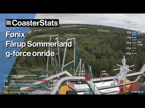 Fønix g-force onride - Fårup Sommerland [4K 60FPS]