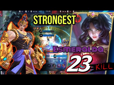 Esmeralda jungle 23kills (emblem build 2022) #Esmeralda #legendary