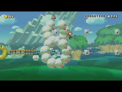 Hold right and run →+y by Marcelo - Super Mario Maker - No Commentary 1bm