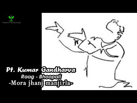 Raag Bhoopali | Pt. Kumar Gandharva | Mora Jhanj Manjirla...