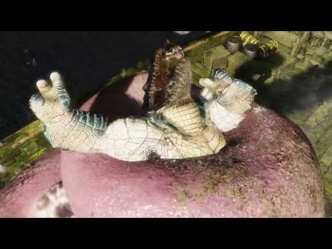 Kroxigor Crushed by Tentacle - DOA 6 Kemoryona