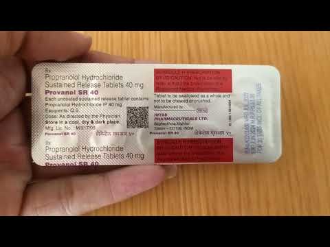 PROVANOL SR 80MG 100 TAB PROPRANOLOL HCLSR