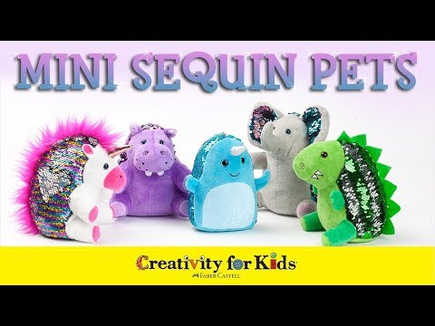 Mini Sequin Pets - Dazzle The Dinosaur
