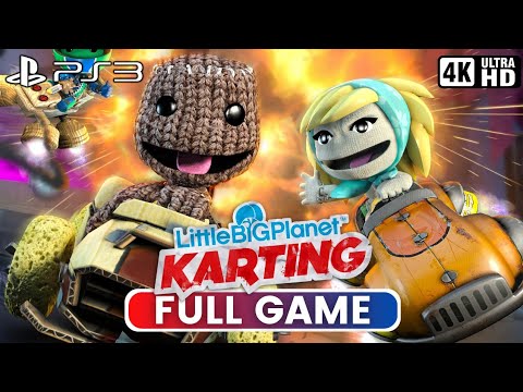 LITTLE BIG PLANET KARTING | Full Game (PS3 Gameplay 4K UHD)