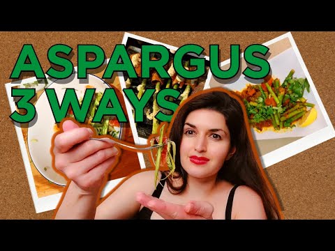 Asparagus 3 Ways + Sauce | Raw, Wrapped, & Indian Spiced