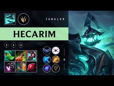 Hecarim Jungle vs Jarvan IV - KR Diamond Patch 25.24