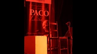 Homenaje  a Paco de Lucia - Sala Apolo  20/2/2015