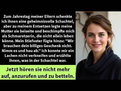 Zum Jahrestag meiner Eltern schenkte ich ihnen eine geheimnisvolle Schachtel,