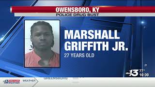 Man arrested after Owensboro Police seize multiple drugs during bust
