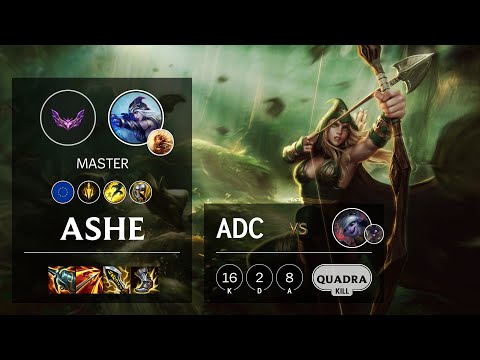 Ashe ADC vs Tristana - EUW Master Patch 12.4