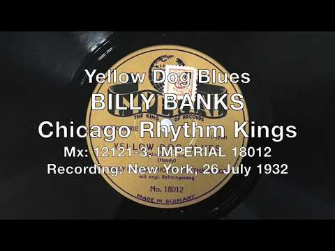 Yellow Dog Blues - Billy Banks Chicago Rhythm Kings
