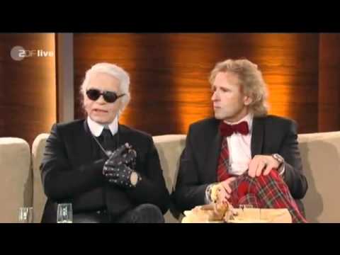 PR-Gag oder Vergesslichkeit - Karl Lagerfeld bei Wetten, dass...?