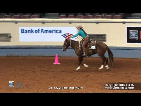 KEEPYOURGUNSLOADED ridden by SHELBY REINE  - 2015 AQHYA World Show (FINALS - Ranch Riding)