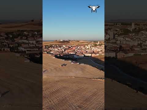 Ambiente de las fiestas de Cuellar 2026 a vista de dron I
