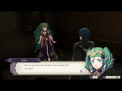 Fire Emblem Three Houses - Talk To Sothis In Byleth's Room "Idle Chatter" Dialogue Choices (2019)