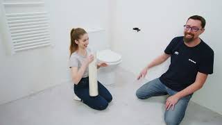 Tarkett Verlegevideo: ICONIK Vinylboden im Badezimmer verlegen