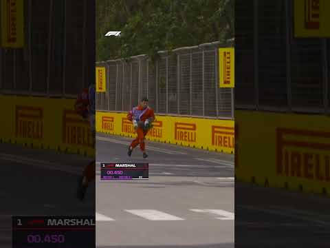 Fastest F1 Marshal EVER? 🏃‍♂️💨