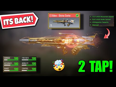 ODEN “2 TAP BEAST” GUNSMITH BUILD | Best ODEN Loadout & Attachments | Season 7 COD Mobile