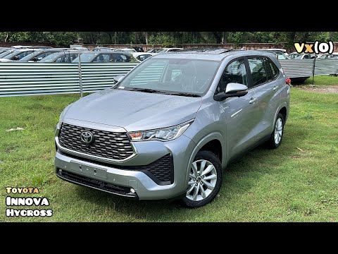 New Toyota Innova Hycross Vx(O) 2023 🔥 Rs 27.05L - New Hybrid Variant with SUNROOF! Silver Colour