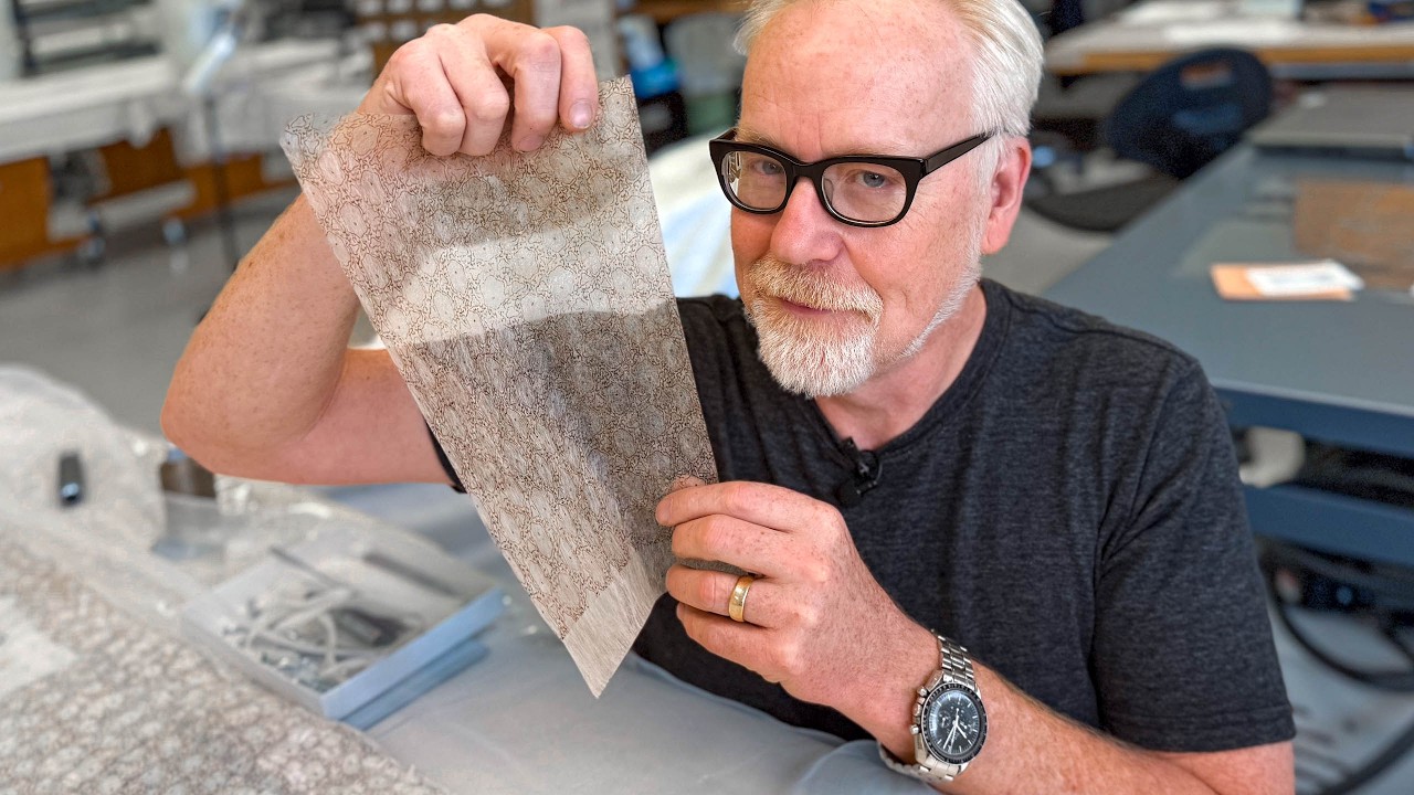 Using PAPER to Repair a TEXTILE Quilt