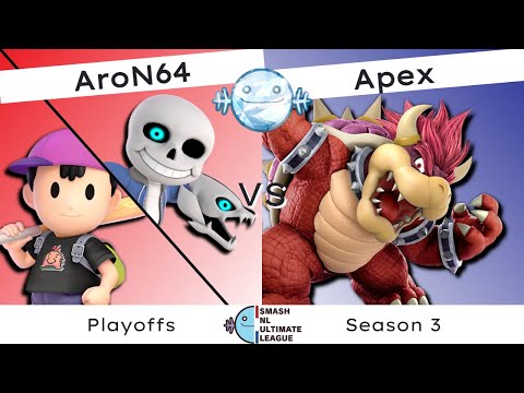 SNUL S3 Playoffs - AroN64 (Ness, Sans) Vs. Apex (Bowser) [Promo to Diamond]