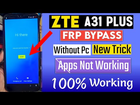 ZTE Blade A31 Plus FRP Bypass Without Pc - ZTE A31 FRP Bypass Android 11