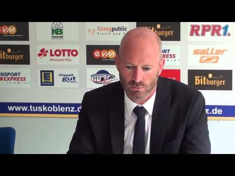 Pressekonferenz von TuS Koblenz vor dem Heimspiel gegen Zweibrücken