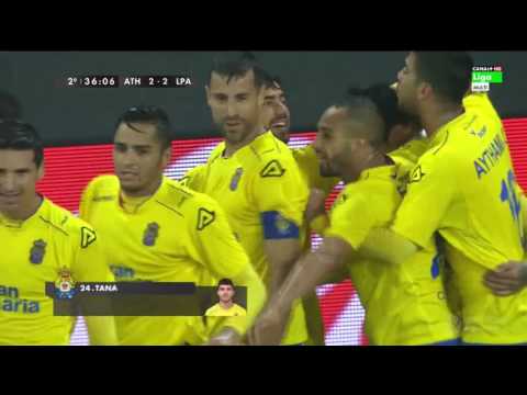 Gol de Tana | Athletic de Bilbao 2 UD Las Palmas 2 | Canal + Liga 2015-2016 03/01/2016