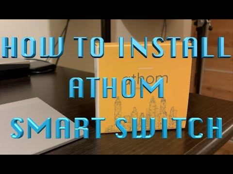 How to install ATHOM Smart Switch  HomeKit without neutral wire - EASIEST way