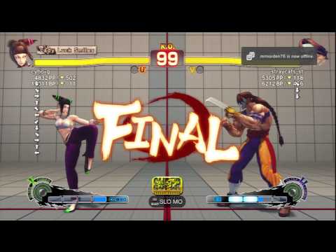cybo-g [Juri] Vs straycats_st [Vega] SSF4 AE Japanese Online Ranked Matches - PSN
