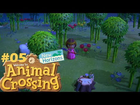 Animal Crossing: New Horizons #05 - Bambus Insel, Sammeln und Dinge herstellen für die 3 Häuser