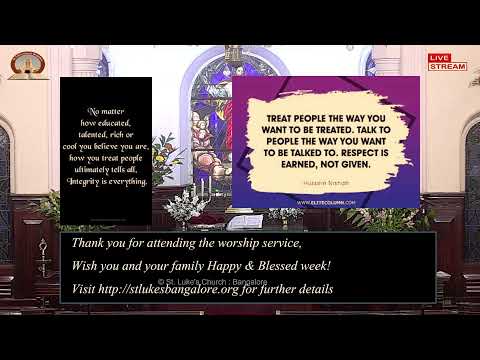 8th Oct 2023 8.30 AM Sunday for Mentally & Physically Challenged - Rev. Jacob Ravinder