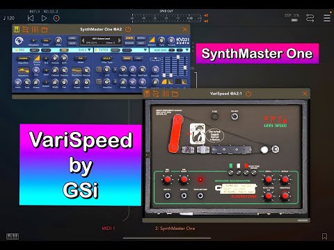 VariSpeed - Classic Tape Echo Machine - SynthMaster One - Riffer & More
