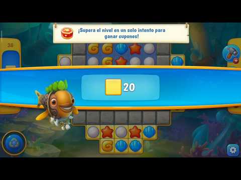 🐠🐡 Fishdom Level 38. Gameplay Walkthrough