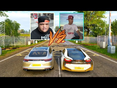 NOVA PORSCHE PANAMERA DO EDUKOF VS BMW I8 DO RENATO GARCIA - FORZA HORIZON 4