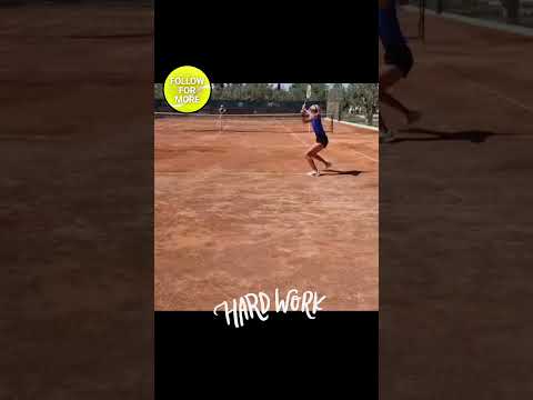 Rain or shine, keep your eye on the prize—work hard, train harder. 🎾