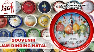 Jual Souvenir Jam Natal - jam dinding custom