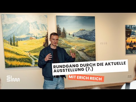 7th Exhibition – Guided tour of the SKM Gallery with Erich Reich / Student Art Market