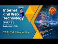 2.2.1 HTML Introduction | CS504 |