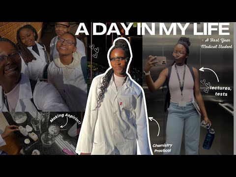 A *REALISTIC* DAY IN THE LIFE OF A 1st YEAR MED STUDENT🧪🥼✨