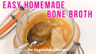 Carnivore Diet Recipes | Bone Broth (IN 90 SECONDS!)