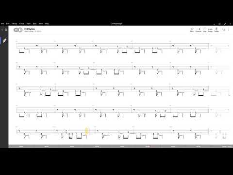 El Diablo ( Litfiba ) ,Tablatura e base Senza Basso - Backing bass track - NO BASS