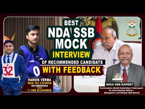 Best NDA SSB Mock Interview with Feedback of Recommended Candidate | Best SSB Coaching in Lko India