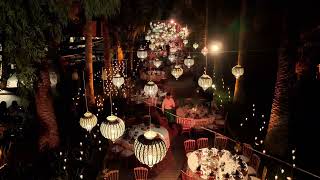 Kenzi Rose Garden - Marrakech - Lantern lit outdoor banquet