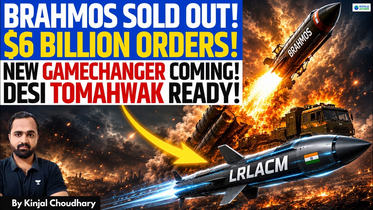 India's Desi Tomahawk LRLACM Tested! BrahMos Sold Out as Order Book Reaches $6 Billion! Kinjal