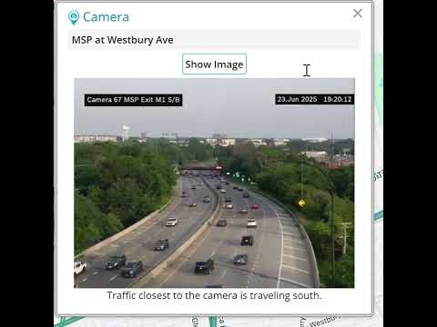 LIRR: Penn station M3 train #1573 above Meadowbrook state Parkway