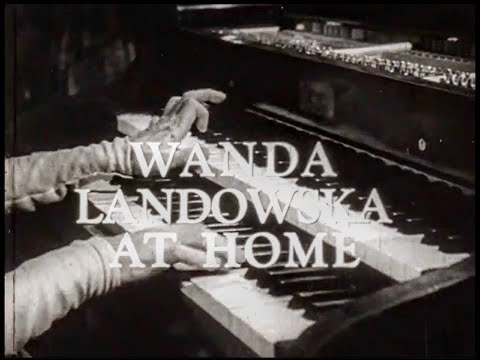 Wanda Landowska at Home - Historic 1958 Interview with Jack Pfeiffer | NBC